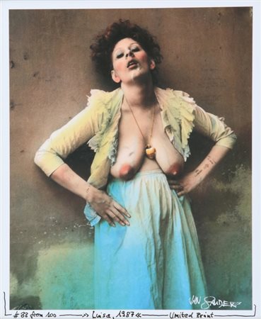 JAN SAUDEK (1935-) Luisa1987digital print26,5x22 cmesemplare 33/100firmata in...