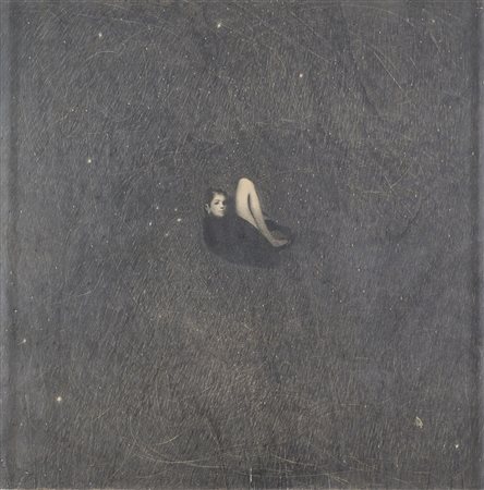 Omar Galliani (Montecchio Emilia (Re) 1954) Cassiopeia, 2006 Matita su legno...