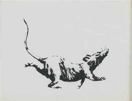 Banksy (Bristol 1974) Mouse Litografia su carta cm. 38x50 Provenienza:...