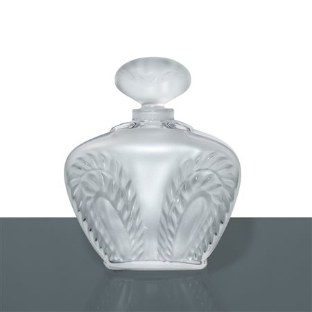 Lalique Paris (1888)  - Bottiglia da profumo in cristallo satinato Dahlia 