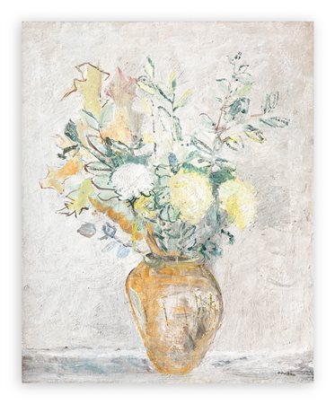 ANGELO DEL BON (1898-1952) - Fiori e vaso, 1949