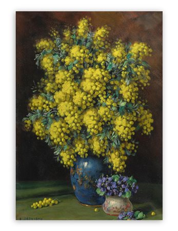 ALFIO PAOLO GRAZIANI (1900-1981) - Mimose, 1957