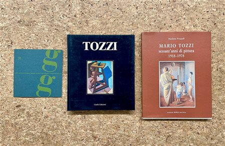 MARIO TOZZI - Lotto unico di 3 cataloghi