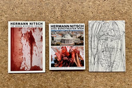 HERMANN NITSCH - Lotto unico di 3 cataloghi