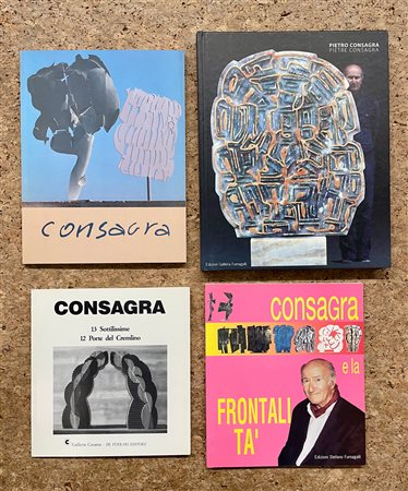 PIETRO CONSAGRA - Lotto unico di 4 cataloghi