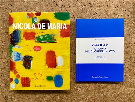 NICOLA DE MARIA E YVES KLEIN - Lotto unico di 2 cataloghi