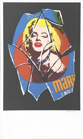 Mimmo Rotella, Marilyn