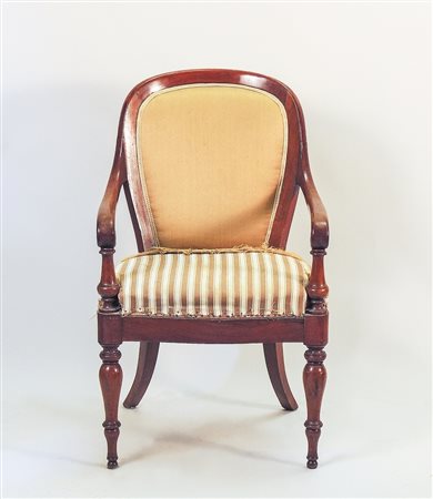 POLTRONCINA IN NOCE - WALNUT ARMCHAIR metà del XIX secolo - mid 19th Century...