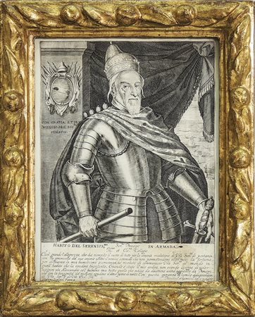 RITRATTO DI DOGE - PORTRAIT OF A DOGE antica incisione - antique engraving,...