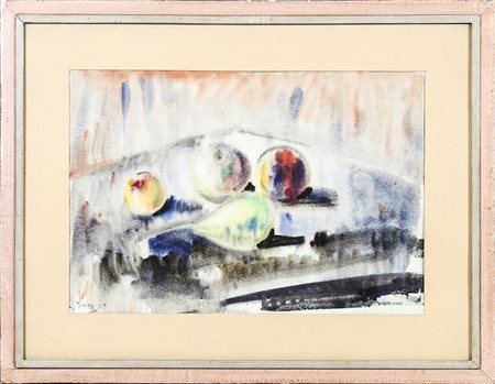 ENZO PREGNO (1898-1972) Natura morta con frutta - Still Life with Fruits...