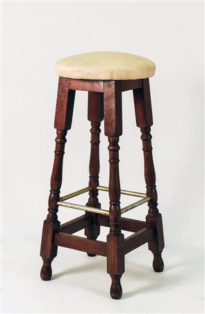 SGABELLO DA BAR IN NOCE - WALNUT BAR STOOL Inghilterra, XIX secolo - England,...