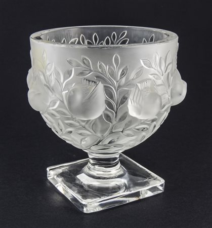 PICCOLO VASO IN CRISTALLO INCOLORE "ELISABETH" - SMALL UNCOLOURED CRYSTAL...