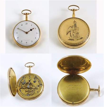 OROLOGIO DA TASCA IN ORO - POCKET GOLD CLOCK Geneve, Cugnier Leschot, inizio...