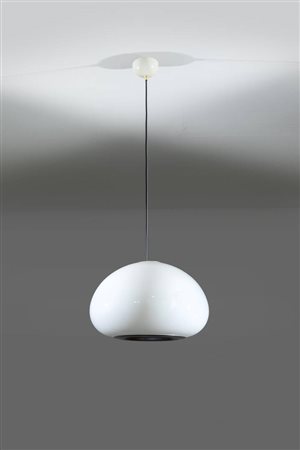 ACHILLE E PIER GIACOMO CASTIGLIONI<BR>Lampada a sospensione Black and White