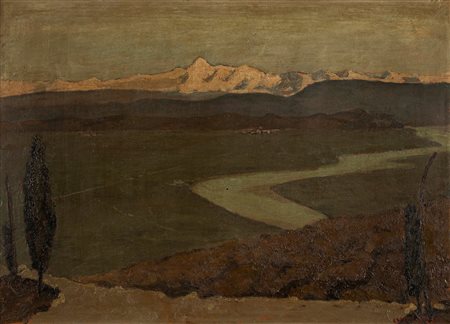 Luigi Zago (Villafranca di Verona 1894-Buenos Aires 1952)  - Monte Grappa