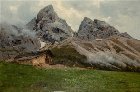 Guglielmo Ciardi (Venezia 1842-1917)  - Cimon della Pala, 1904