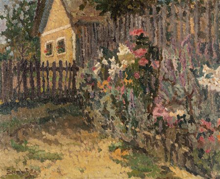 Ritta Boemm (Ungheria 1868-1948)  - Giardino ungherese