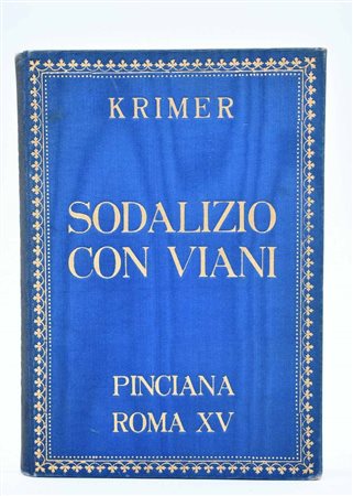 KRIMER (Cristoforo Mercati). SODALIZIO CON VIANI. 1937. 