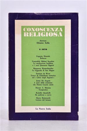 CONOSCENZA RELIGIOSA 3/1970. 1970. 