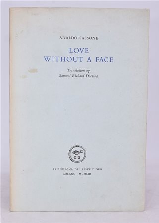 SASSONE, Araldo. LOVE WITHOUT A FACE. 1953. 