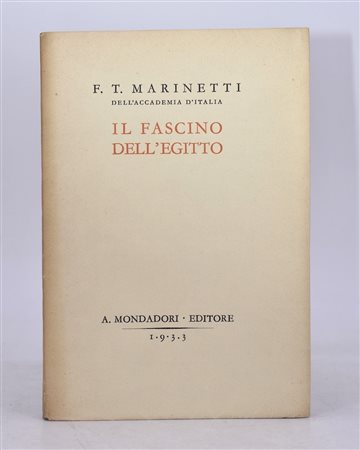 MARINETTI. IL FASCINO DELL'EGITTO. 1982. 