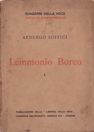 SOFFICI, Ardengo. LEMMONIO BOREO. 1912. 