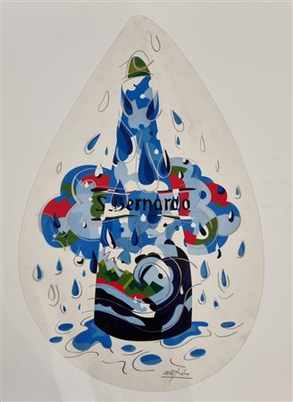 NESPOLO UGO Mosso (Mosso) 1941 Senza Titolo Multiplo su Plastica 69,00x45,00...