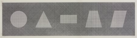 LEWITT SOL (1928 - 2007) - SIX GEOMETRIC FIGURES & ALL THEIR COMBINATIONS, PLATE #61,1980.