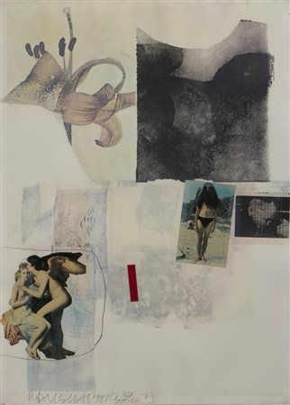 RAUSCHENBERG ROBERT (1925 - 2008) - SENZA TITOLO (BRADEMAS), 1973.