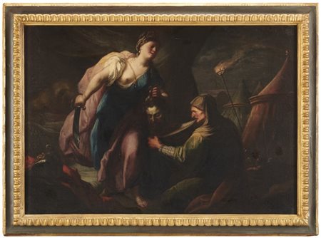 Francesco Trevisani (attr.)

"Giuditta e Oloferne"
olio su tela (cm 80x114)
in c