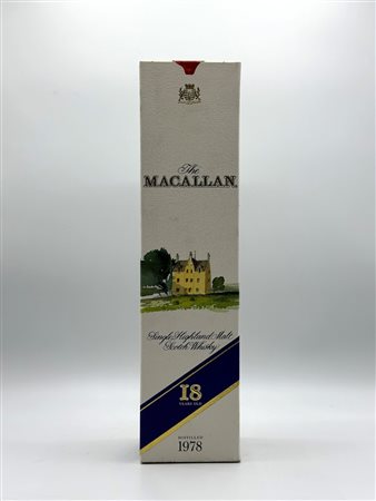  
The Macallan Highland Single Malt Scotch Whisky 18 Years Old 1978 
Scozia 0,7