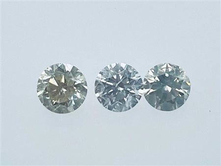 3 DIAMANTI 1,03 CT G-K - SI2-I1 - C21225-7