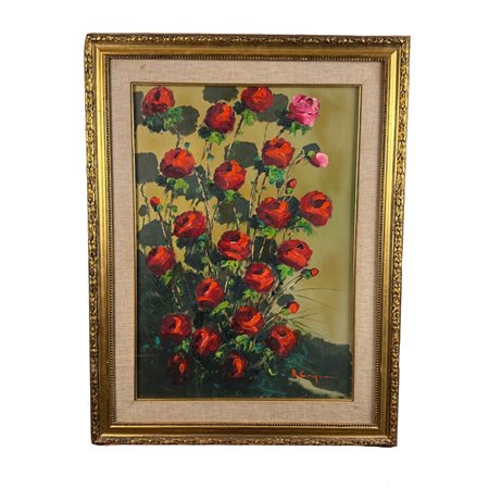 Pianta di rose rosse  - R. Carignani