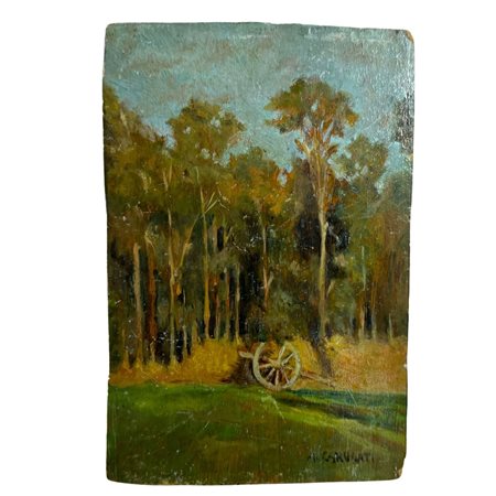 Paesaggio con alberi - A. Garugati (1881-1977)