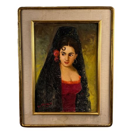 Ritratto di donna con velo  - De Nicola.