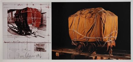 CHRISTO JAVACEV Bulgaria 1935 - New York 2020 "Package on a Hunt"