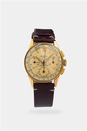 UNIVERSAL GENEVE<BR>Mod. “Chronograph uni-compax”, anni '50