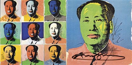 WARHOL ANDY Pittsburg (USA) 1928 - New York 1987 Mao 1972 biglietto d'invito...