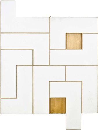 MORELLET FRANCOIS Cholet 1926 Raté n. 7 2003 tecnica mista e intarsi su legno...