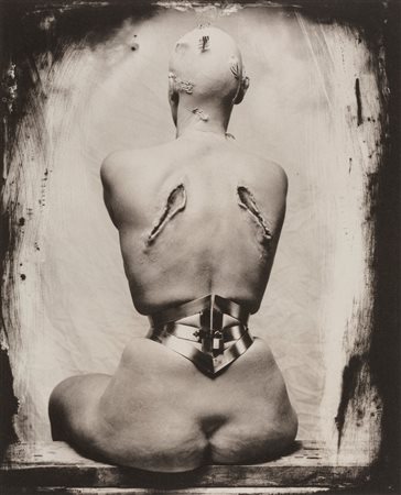 Joel Peter Witkin (1939)  - Woman Once a Bird, dal portfolio "A year in Tibet", 1990