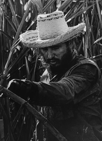 Osvaldo Salas (1914-1992)  - Fidel Castro, Corte Cana, 1965