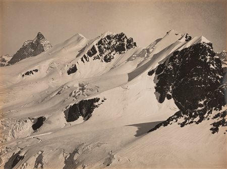 Vittorio Sella (1859-1943)  - Ghiacciaio di Verra, Breithorn, 1890s/1900s