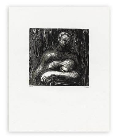HENRY MOORE (1898-1986) - Lullaby, 1973