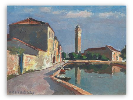 SILVIO CONSADORI (1909-1994) - Burano. Mazzorbo, 1971