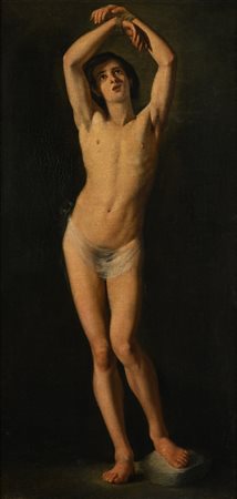 Luigi Sabatelli (Firenze 1772-Milano 1850) Nudo Accademico con mani legate...
