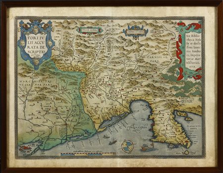 Abraham Ortelius (1527-1598) Fori Iulii Accurata descriptio, 1573 Incisione...