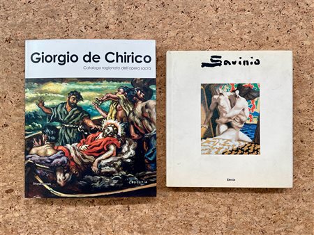 GIORGIO DE CHIRICO E ALBERTO SAVINIO - Lotto unico di 2 cataloghi