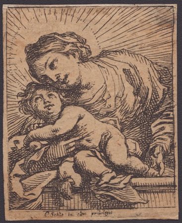 Cornelis Schut (1597-1655). Madonna col Bambino