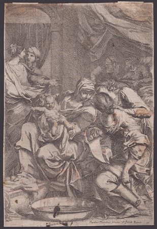 Carlo Maratti (Camerano 1625-Roma 1713). La Natività della Vergine