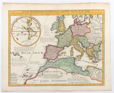 Christoph Weigel (1654-1725). Scena Historiarum Occidentalis quinti seculi P.N. Chr., Norimberga 1718